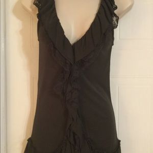 Eyelash couture Beautiful ruffle too. Size small